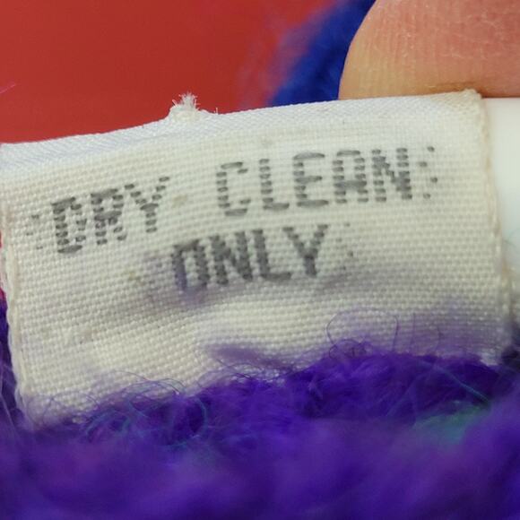 Hand-knitted Nepal Woolen Winter Gloves Mittens - Blue Green Pink Ethnic Wool - Picture 4 of 4